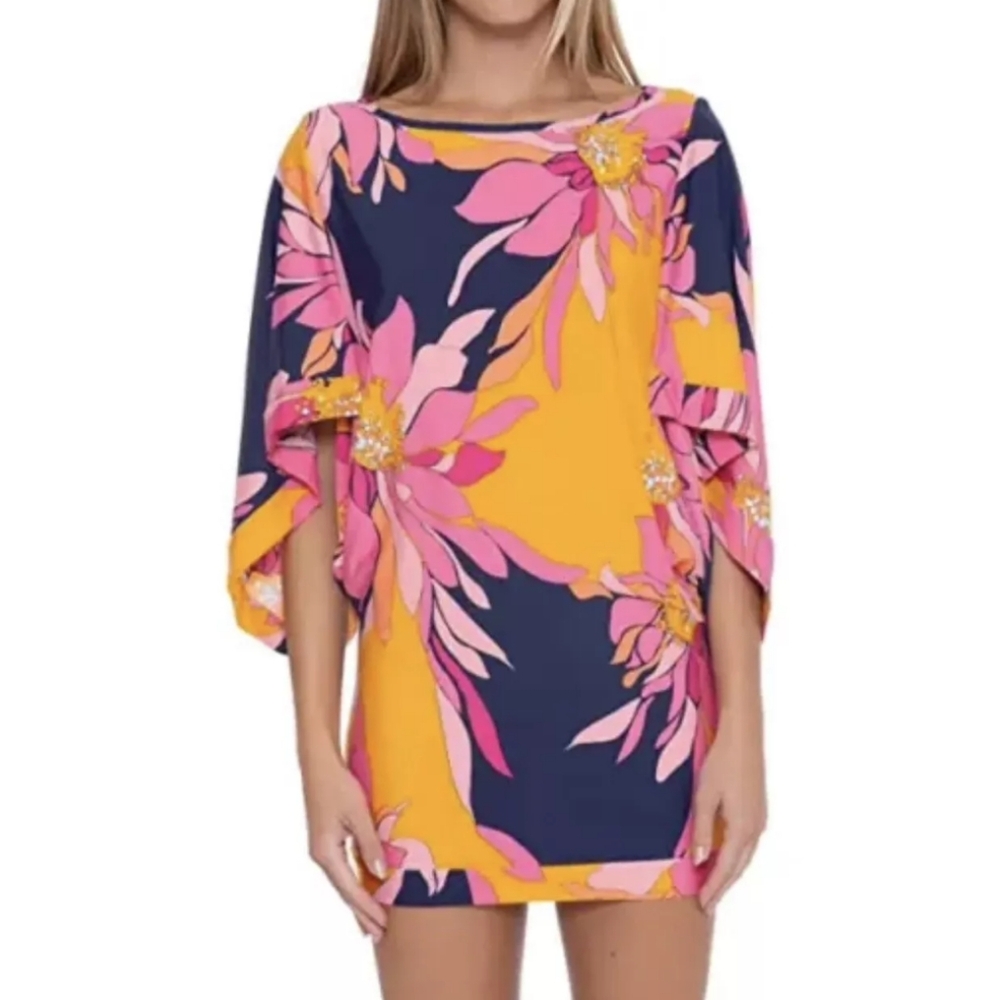 Trina Turk‎ Breeze Classic Cover-up Size L Euc